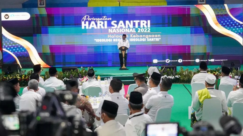 Hari Santri 2022, Kemenko Polhukam Shalawatan Bareng Wapres RI
