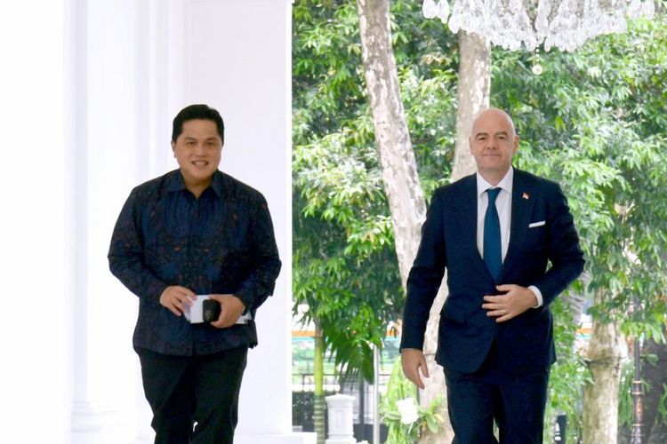 Punya Kedekatan dengan Presiden FIFA, Erick Thohir Diberi Tugas Ini dari Jokowi