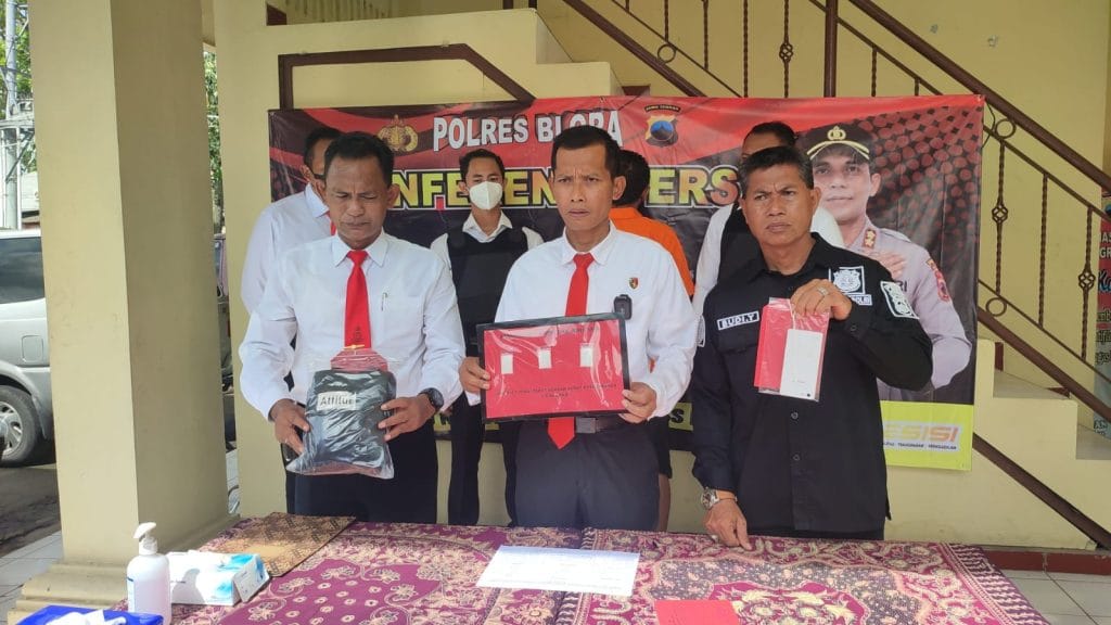 Satresnarkoba Blora Amankan Pria Asal Cepu Terkait Penggunaan Narkotika