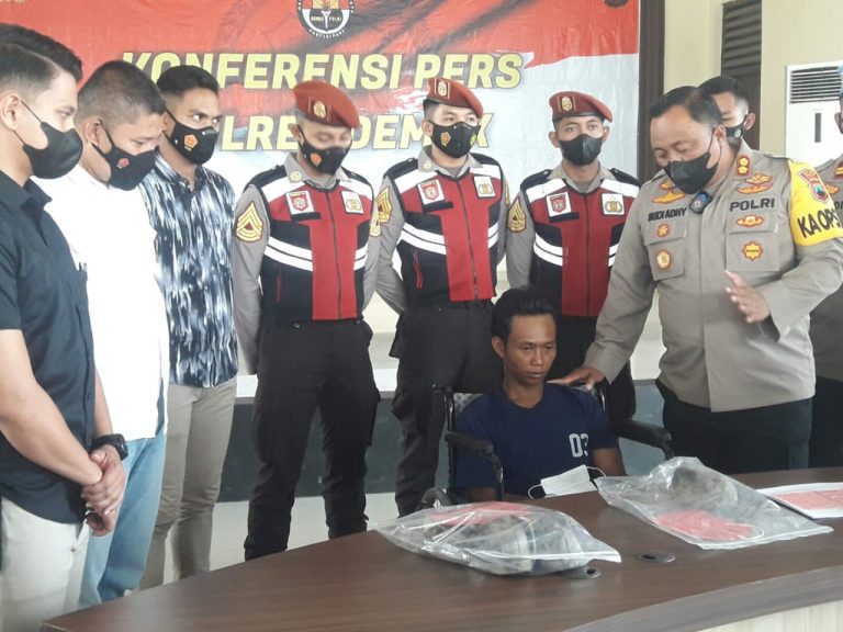 Polres Demak Menangkap Pelaku Pembunuhan Sesama Pengamen
