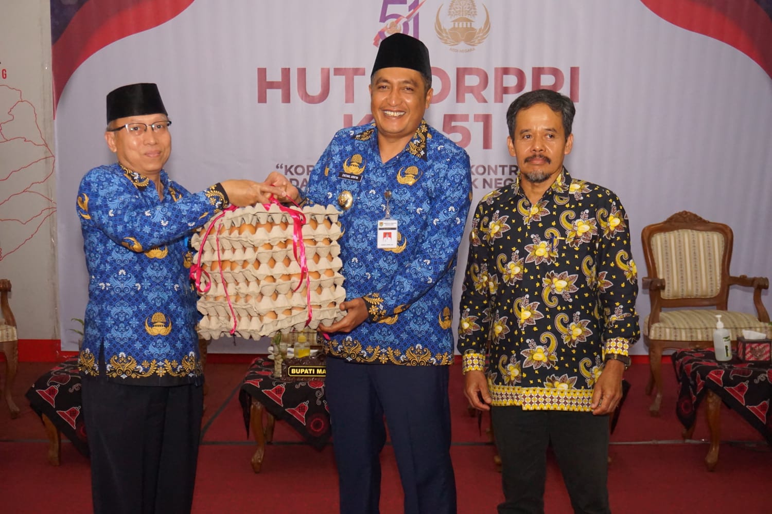 Bantu Atasi Stunting, PPN Magelang Sumbang 550 Kg Telur Ayam