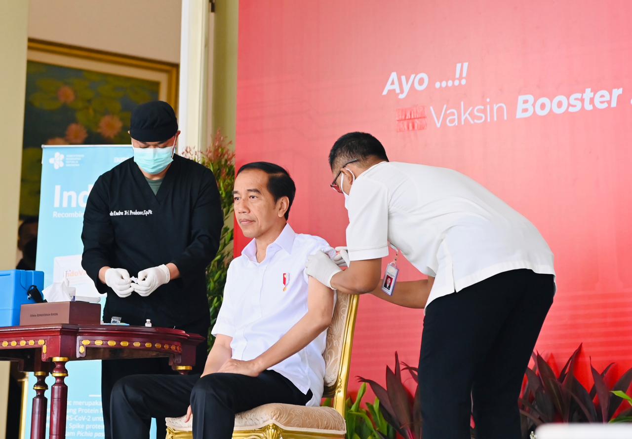 Presiden Ajak Masyarakat Vaksinasi Booster Covid-19