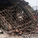 Kondisi salah satu rumah di Kabupaten Cianjur pasca terjadinya gempa. (Foto: Mabespolri)