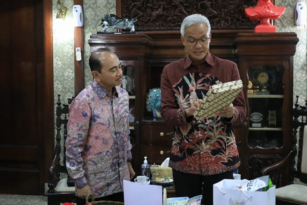 Bahas Ekspor UMKM dan Potensi Investasi, Dubes Indonesia untuk Perancis Temui Ganjar