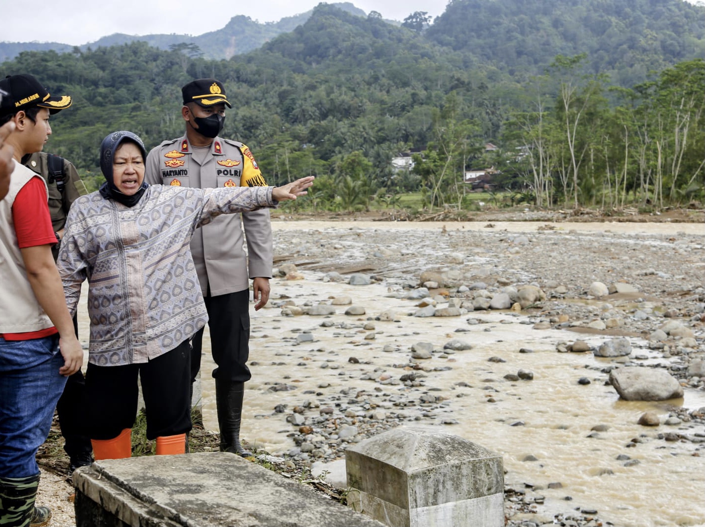 Kemensos Dirikan 4 Lumbung Sosial di Trenggalek, untuk Atasi Kawasan Rawan Terisolasi Akibat Banjir