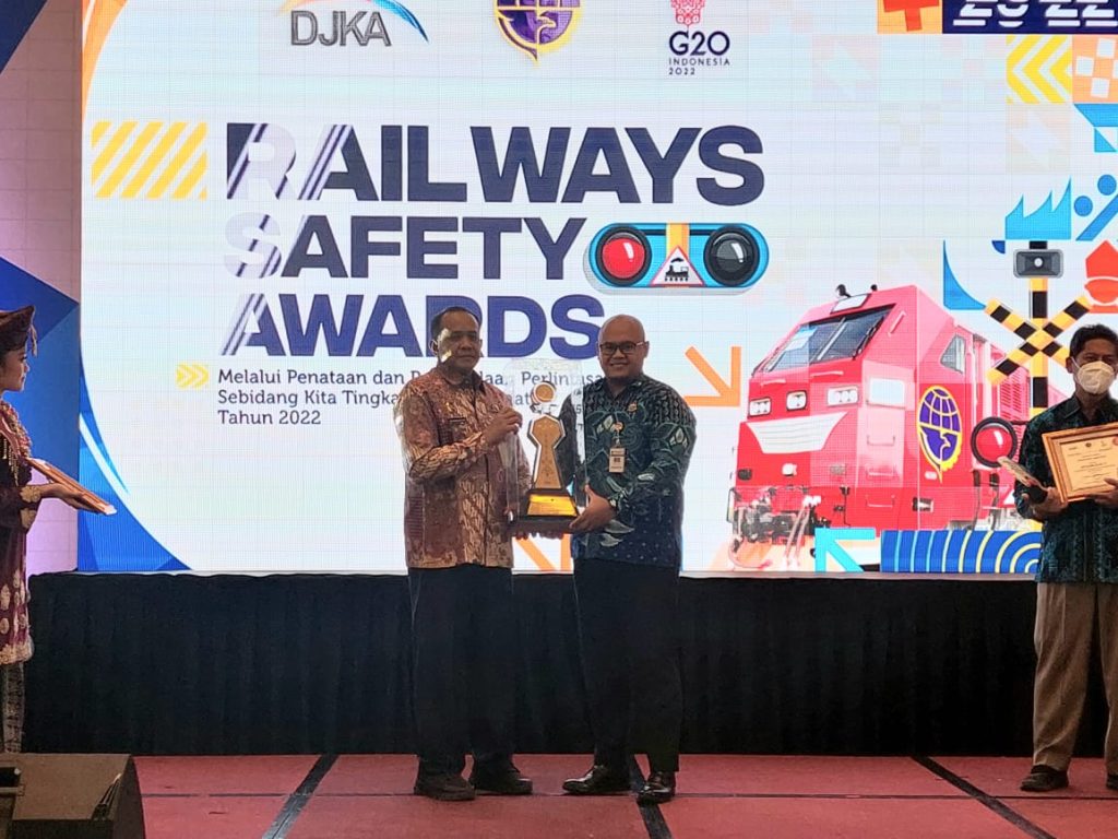 Jawa Tengah Sabet Juara Pertama Railway Safety Awards 2022