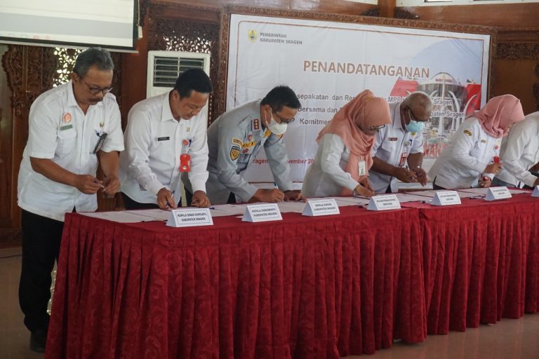 Siapkan Soft Opening, 29 Instansi Tandatangani Perjanjian Kerja Sama Mal Pelayanan Publik Sragen