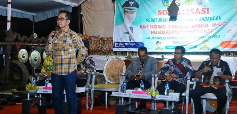 Pemkab Kudus Suguhkan Ketoprak dan Wayang Kulit, Jadi Sarana Sosialisasi DBHCHT