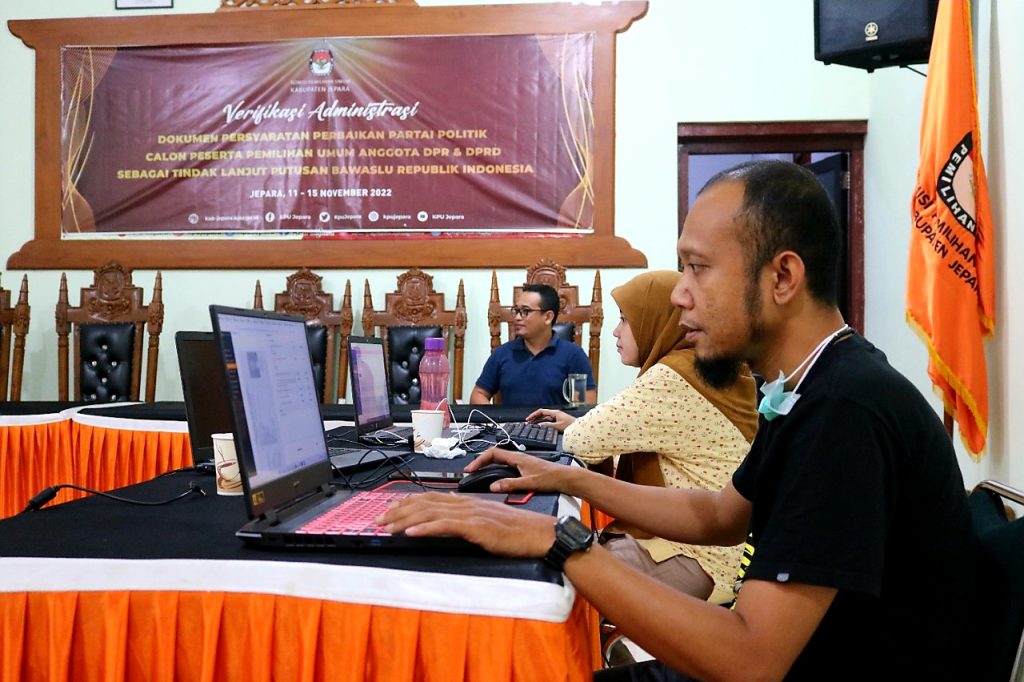 Jelang Pemilu 2024, KPU Jepara Verifikasi Anggota Empat Parpol