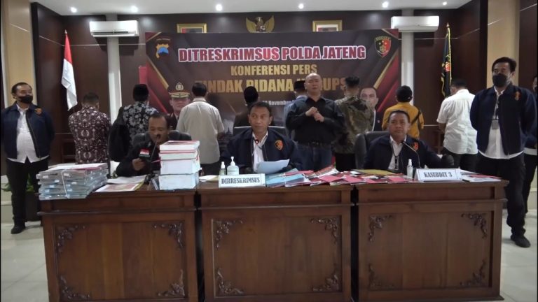 Terlibat Suap Pemilihan Kepala Desa, 8 Kades Demak di Tangkap Ditreskrimsus Polda Jateng