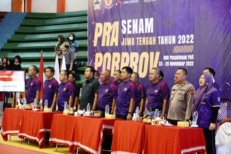 Pra Porprov Senam tingkat Jawa Tengah tahun 2022 Diikuti 200 Atlet