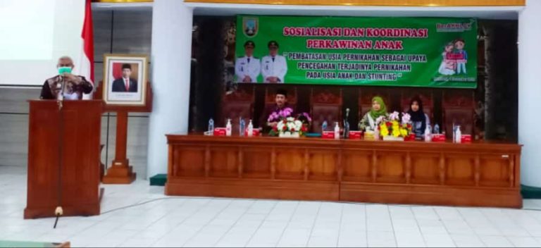 Tekan Kasus Stunting, Pemkab Gelar Sosialisasi Cegah Perkawinan Anak