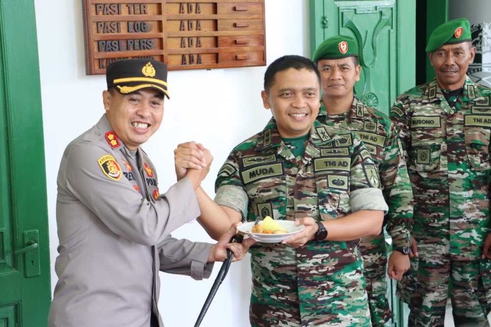 Jajaran Utama Polres Grobogan Nekat ‘Geruduk’ Kodim Grobogan