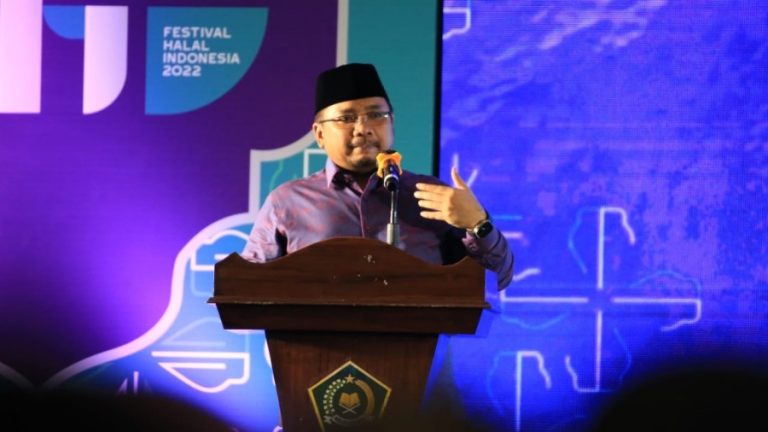 Menag Optimis Tahun 2024 Indonesia No 1 Produsen Halal Dunia