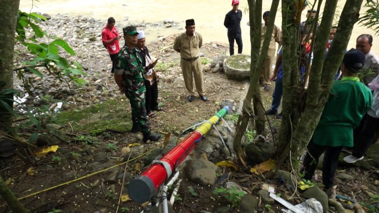 BPBD Pasang EWS Banjir di Dua Desa di Kecamatan Wonosegoro
