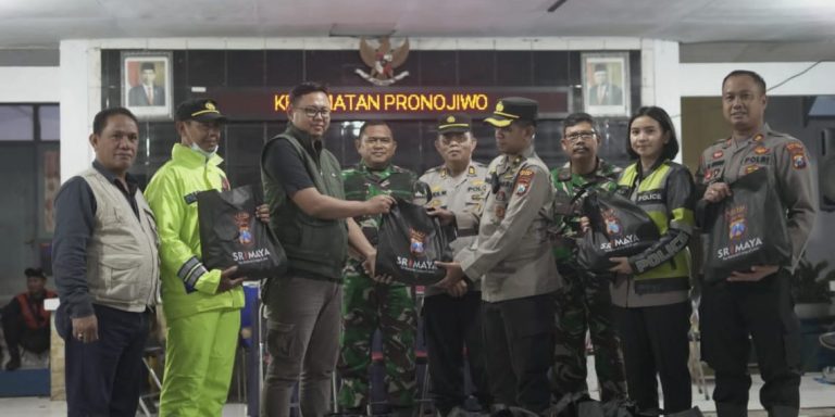 Sinergi Polri-TNI Bantu Penanganan Dampak Erupsi Semeru