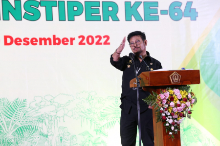 Mentan SYL Dorong Mahasiswa Jadi Petani Milineal Berkonsep Smart Farming