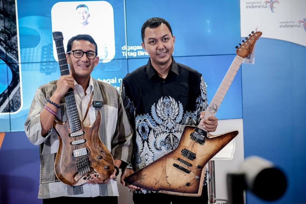Menparekraf Apresiasi Luna Guitarworks Promosikan Gitar Asli Indonesia ke Internasional