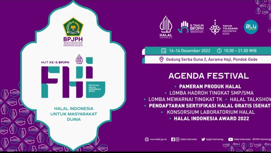 Kemenag Gelar Festival Halal Indonesia, Ada Pendaftaran Sertifikasi Gratis