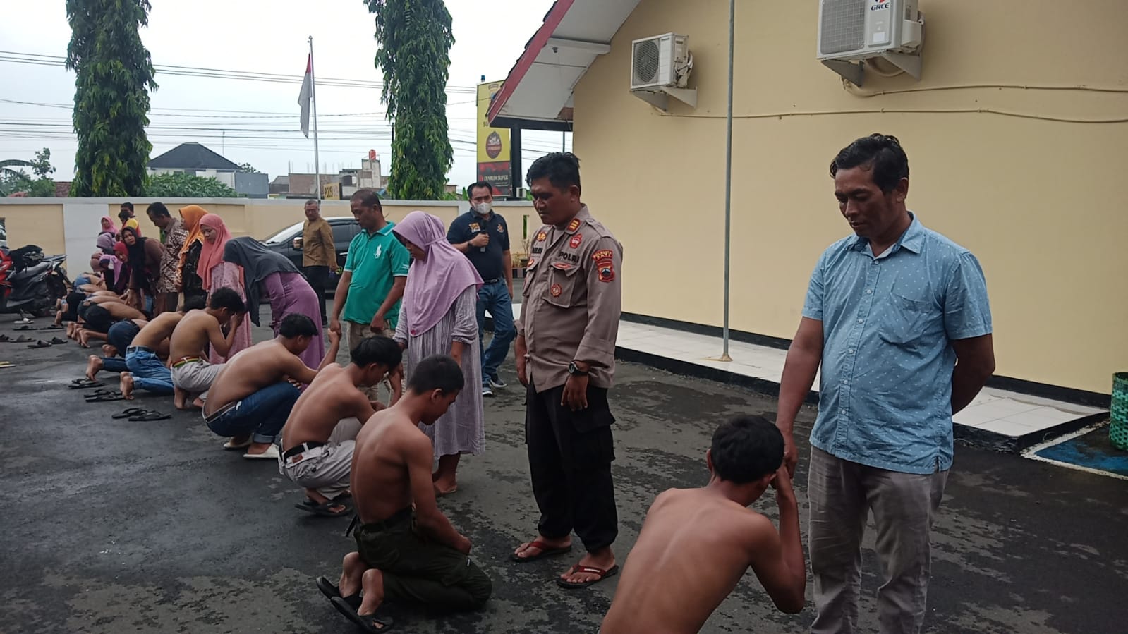Mabuk-mabukan dan Bikin Onar, 18 Remaja Diamankan dan Dibina Polsek Sukolilo