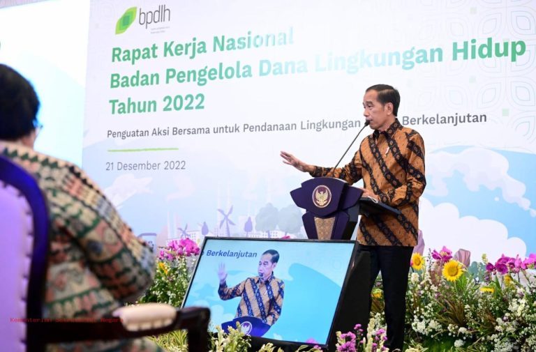 Presiden Dorong Pemanfaatan BPDLH untuk Kegiatan Nyata Lingkungan Hidup