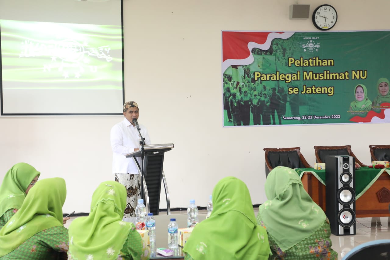 Pemprov Jateng Gandeng PW Muslimat NU Selenggarakan Pelatihan Paralegal