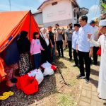 Presiden Tinjau Dampak Gempa di Ponpes Darul Falah Cianjur