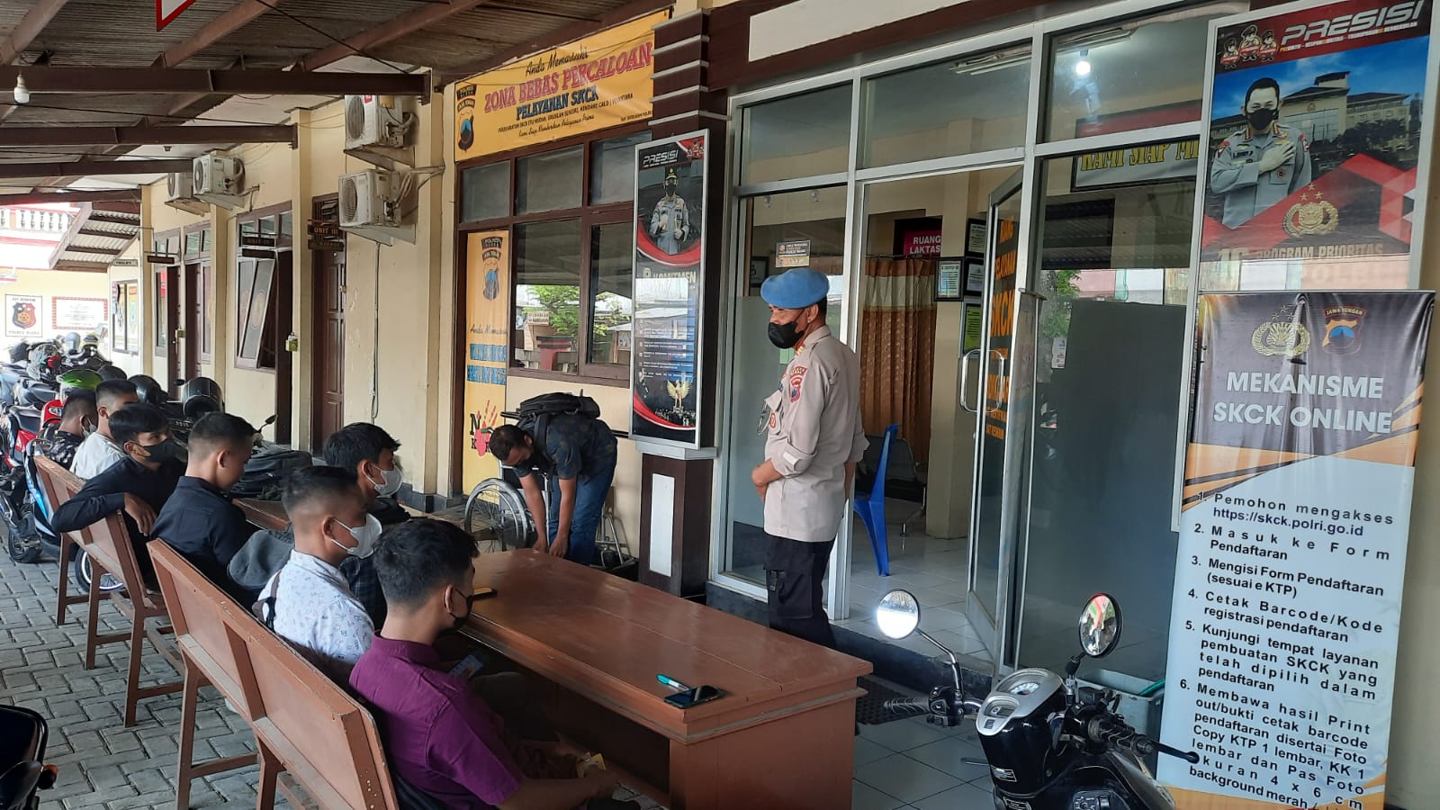 Sipropam Polres Blora Sidak Kantor Pelayanan SKCK