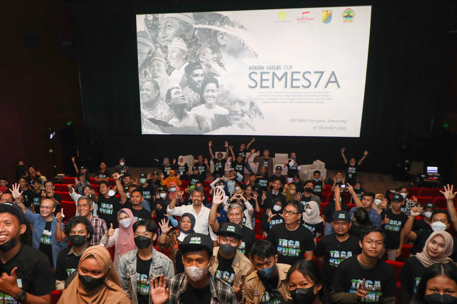 Tumbuhkan Cinta Lingkungan, Pemprov Jateng Ajak 150 Pemuda Nobar “Semes7a”
