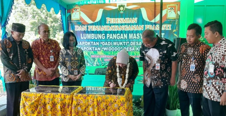 Wabup Resmikan Lumbung Pangan Masyarakat