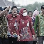 Bappenas RI Tinjau Rob di Desa Timbulsloko, Bupati Berharap 2023 Tanggul Laut Teralisasi