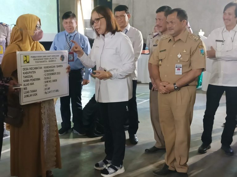 Pembebasan Tanah Proyek Tol Yogya – Bawen di Kandangan Tercepat