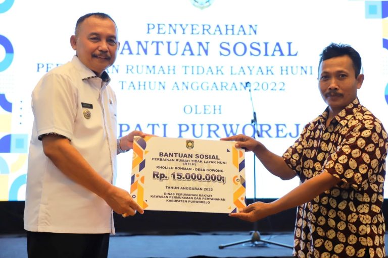 Akhirnya, Bupati Purworejo Penuhi Janji Cairkan RTLH Senilai Rp 5,7 M 