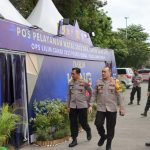 Pastikan Aman, Kapolres Kudus Cek Pos Pengamanan Nataru 2022/2023