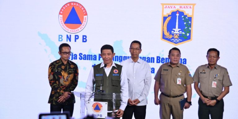 Antisipasi Bencana, Kepala BNPB dan Pj. Gubernur DKI Koordinasi Mitigasi dan Kesiapsiagaan