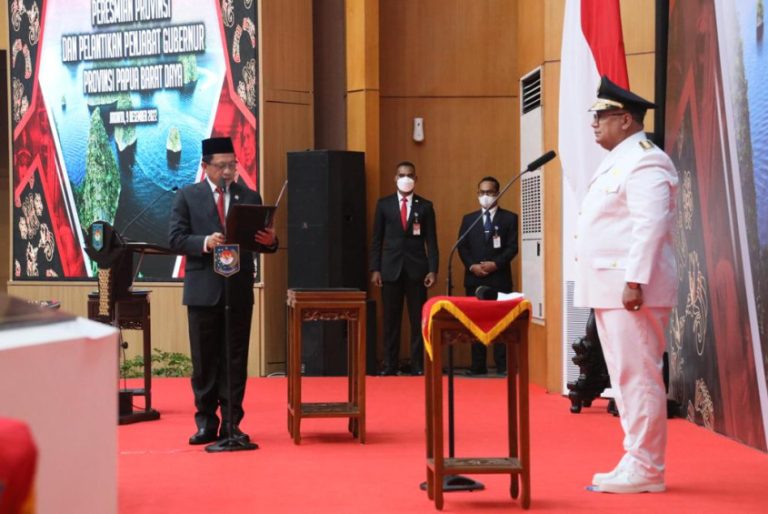 Mendagri Lantik Muhammad Musa'ad Sebagai Pj Gubernur Papua Barat Daya