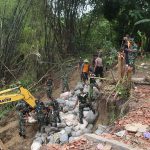 Dikebut, Penanganan Darurat Longsoran Sungai Lusi di Nglawiyan