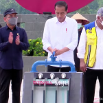 Presiden Jokowi Resmikan Bendungan Semantok di Nganjuk (Foto: Dok Setkab RI)
