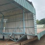 Hujan Disertai Angin Kencang, Robohkan Atap Kolam Renang THR Kramat