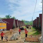 Pembangunan Huntara Desa Karanggintung 60 Persen