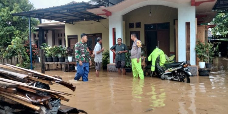 Desa Widoro Kandang Terendam Banjir usai Sungai Simo Meluap