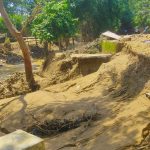 Kondisi tepi sungai pasca Desa Godo diterjang banjir bandang akhir November lalu