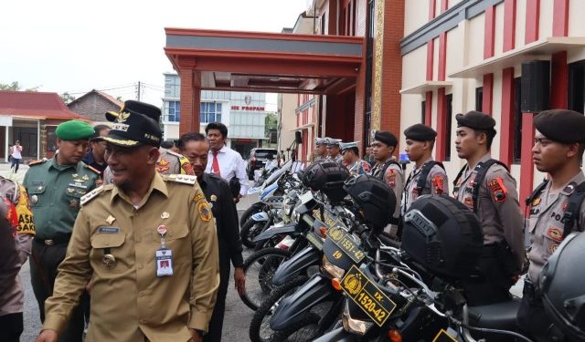 Henggar Pimpin Apel Gelar Pasukan Operasi Lilin Candi 2022