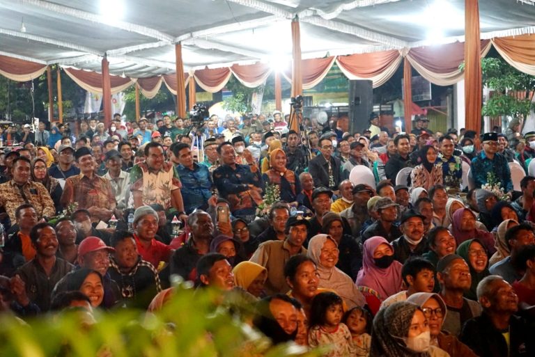 Pagelaran Wayang Kulit Meriahkan Malam Tasyakuran Peringatan Hari Jadi Blora ke-273
