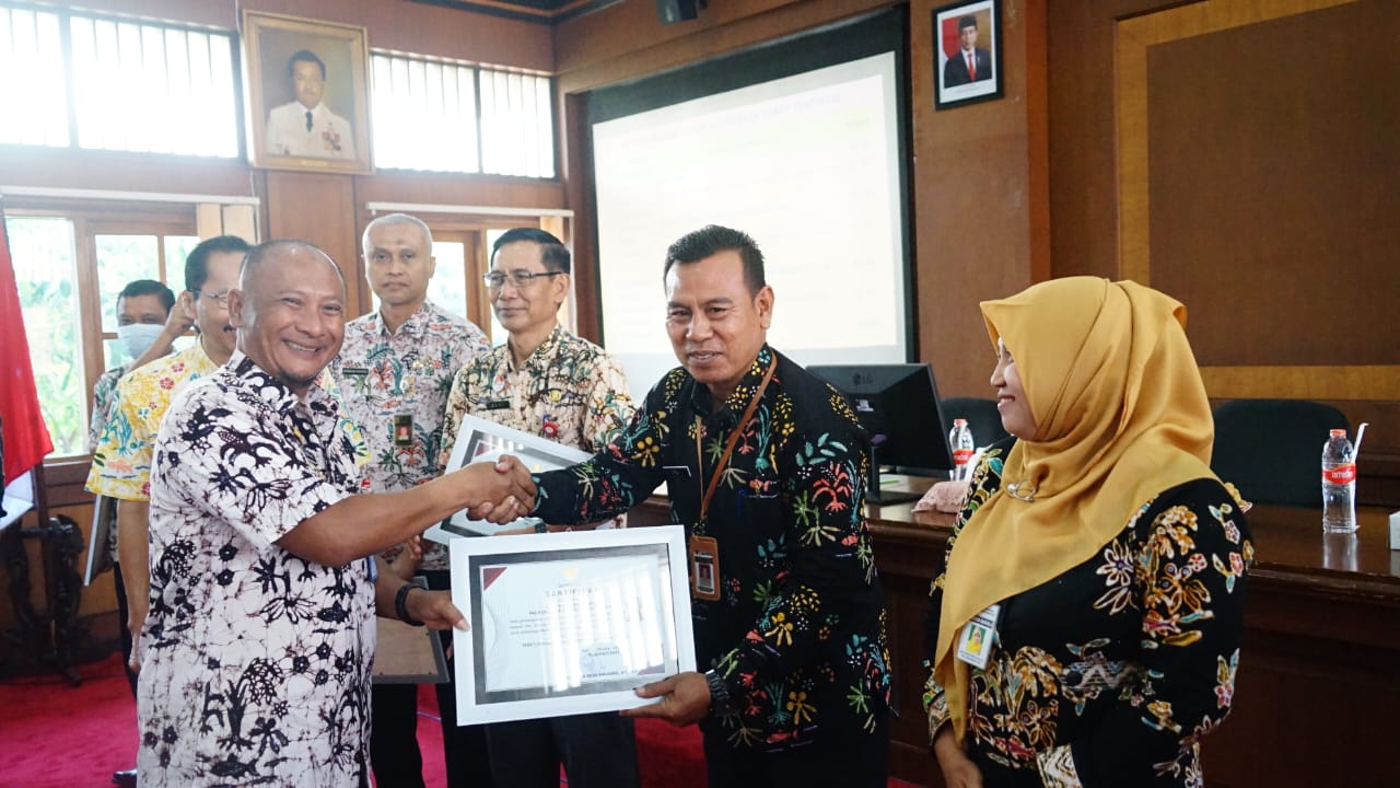 Kinerja dan Inovasinya Dapat Nilai 90 Lebih, Tujuh OPD Pati Diganjar Penghargaan