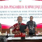 Pj Bupati Pati Lantik 27 Pejabat Administrasi