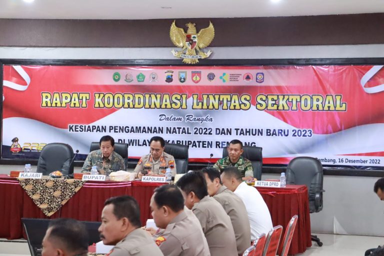 Jelang Nataru, Polres Rembang Gelar Operasi Lilin Candi 2022