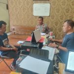 Curi Mesin Motor, Kepergok Korban, Langsung Digelandang ke Mapolsek (Foto: Dok Humas Polres Sragen)