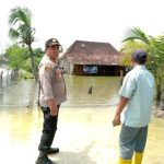 Pastikan Keamanan dan Keselamatan Warga, Polsek Brati Cek Lokasi Banjir