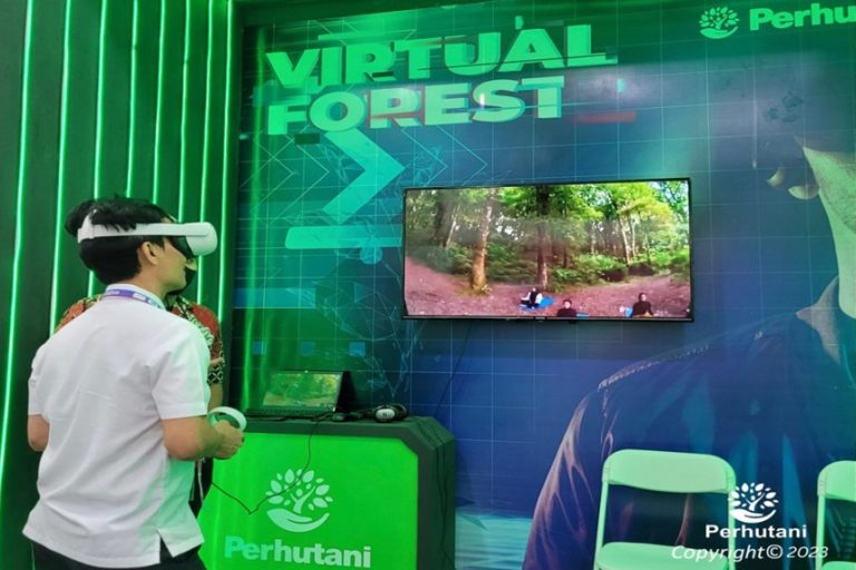 Perhutani Hadirkan Virtual Forest di Indonesia Metaverse Show